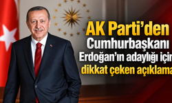 AK Parti'den Cumhurbaşkanı Erdoğan’ın adaylığı için dikkat çeken açıklama