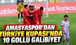 Amasyaspor’dan Türkiye Kupası’nda 10 gollü galibiyet