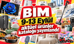 BİM 9-13 Eylül aktüel ürünler kataloğu yayımlandı! Televizyondan elektrikli bisiklete, beyaz eşyadan valize birçok