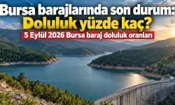 Bursa barajlarında son durum: Doluluk yüzde kaç? 5 Eylül 2026 Bursa baraj doluluk oranları
