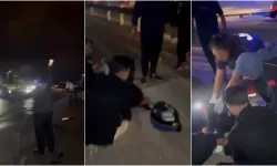 Bursa-Mudanya yolunda bariyerlere çarpan motosiklet sürücüsü yaralandı