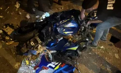 Bursa’da motosiklet yolun sonundan boş alana uçtu: Sürücü yaralandı