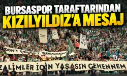 Bursaspor taraftarından Kızılyıldız’a Srebrenitsa pankartıyla yanıt