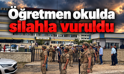 Öğretmen okulda silahla vuruldu