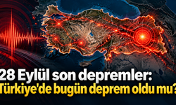 28 Eylül son depremler: Türkiye'de bugün deprem oldu mu?