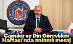 Camiler ve Din Görevlileri Haftası’nda anlamlı mesaj