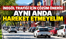 İnegöl trafiğine farklı çözüm Şehri aynı anda hareket ettirmeyin