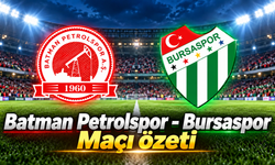 Batman Petrolspor - Bursaspor Maçı özeti