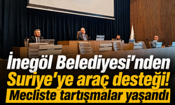 İnegöl Belediyesi’nden Suriye’ye araç desteği! Mecliste tartışmalar yaşandı