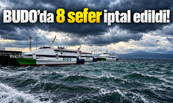 BUDO’da 8 sefer iptal edildi! Marmara’daki olumsuz hava ulaşımı etkiledi