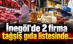 İnegöl'de 2 firma tağşiş gıda listesinde...