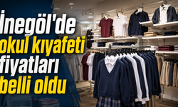 Okulların açılmasına sayılı günler kala İnegöl’de okul kıyafeti fiyatları belli oldu