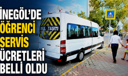 İnegöl’de öğrenci servis ücretleri belli oldu