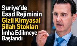 Suriye’de Esad Rejiminin Gizli Kimyasal Silah Stokları İmha Edilmeye Başlandı