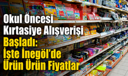 Okul Öncesi Kırtasiye Alışverişi Başladı: İşte İnegöl’de Ürün Ürün Fiyatlar