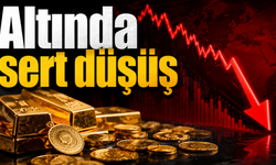 Altında sert düşüş