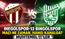 İnegölspor- 12Bingölspor maçı ne zaman, hangi kanalda? Muhtemel 11'ler