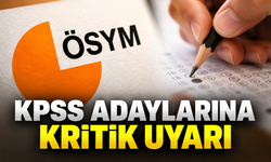 KPSS adaylarına kritik uyarı: Sınav günü bu kurallara dikkat