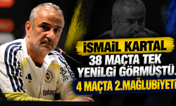 İsmail Kartal 38 maçta tek yenilgi görmüştü. 4 maçta 2.mağlubiyeti