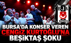 Bursa'da konser veren fanatik Fenerbahçeli Cengiz Kurtoğlu'na şok