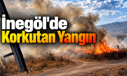 İnegöl'de Korkutan Yangın