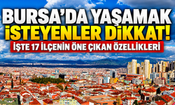 Bursa’da Yaşamak İsteyenler Dikkat! İşte 17 İlçenin Öne Çıkan Özellikleri