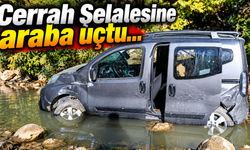 Cerrah Şelalesine araba uçtu...