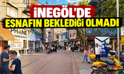 İnegöl'de Esnafın beklediği olmadı