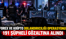 Forex ve Kripto Dolandırıcılığı Operasyonu! 191 Şüpheli Gözaltına Alındı