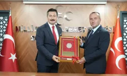 Ercan Özel’den MHP Bursa İl Başkanı Özcanbaz’a ziyaret