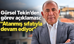 Gürsel Tekin’den görev açıklaması: “Atanmış sıfatıyla devam ediyor”