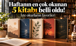 Haftanın en çok okunan 5 kitabı belli oldu! İşte okurların favorileri