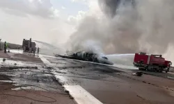 Hamdi Akın’a ait olduğu belirtilen özel jet Libya’da pistten çıktı ve alev aldı