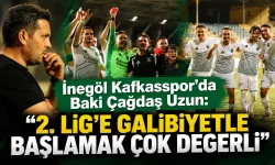 İnegöl Kafkasspor’da Baki Çağdaş Uzun: “2. Lig’e galibiyetle başlamak çok değerli”