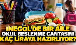 İnegöl’de bir aile okul beslenme çantasını kaç liraya hazırlıyor?
