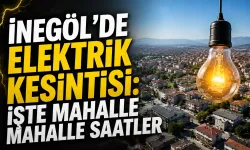 İnegöl’de elektrik kesintisi: İşte mahalle mahalle saatler