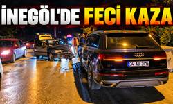 İnegöl'de feci kaza