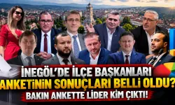 İnegöl’de ilçe başkanları anketinin sonuçları belli oldu? Bakın ankette lider kim çıktı!
