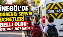 İnegöl’de öğrenci servis ücretleri belli oldu: İşte 2026-2027 tarifesi