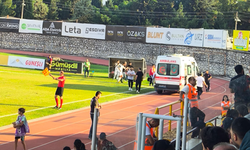 Kafkasspor-Kastamonuspor maçında korkutan sakatlık