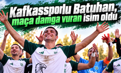 Kafkassporlu Batuhan, maça damga vuran isim oldu