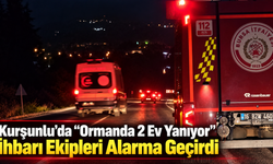 Kurşunlu’da “Ormanda 2 Ev Yanıyor” İhbarı Ekipleri Alarma Geçirdi