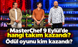 MasterChef 9 Eylül’de hangi takım kazandı? ödül oyunu kim kazandı?