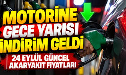 Motorine gece yarısı indirim geldi | 24 Eylül güncel akaryakıt fiyatları