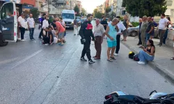 Mudanya’da motosiklet yayaya çarptı: 2 kişi yaralandı