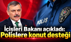 İçişleri Bakanı açıkladı :Polislere konut desteği