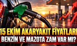 15 EKİM AKARYAKIT FİYATLARI: Benzin ve Mazota Zam Var mı? | 15 Ekim Akaryakıt fiyatlarında son durum