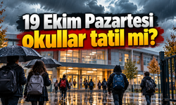 19 Ekim Pazartesi okullar tatil mi?