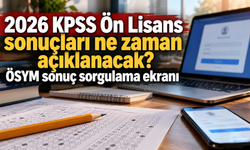 2026 KPSS Ön Lisans sonuçları ne zaman açıklanacak? ÖSYM sonuç sorgulama ekranı