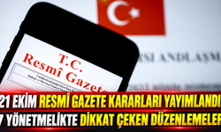 21 Ekim Resmî Gazete kararları yayımlandı! 7 yönetmelikte dikkat çeken düzenlemeler